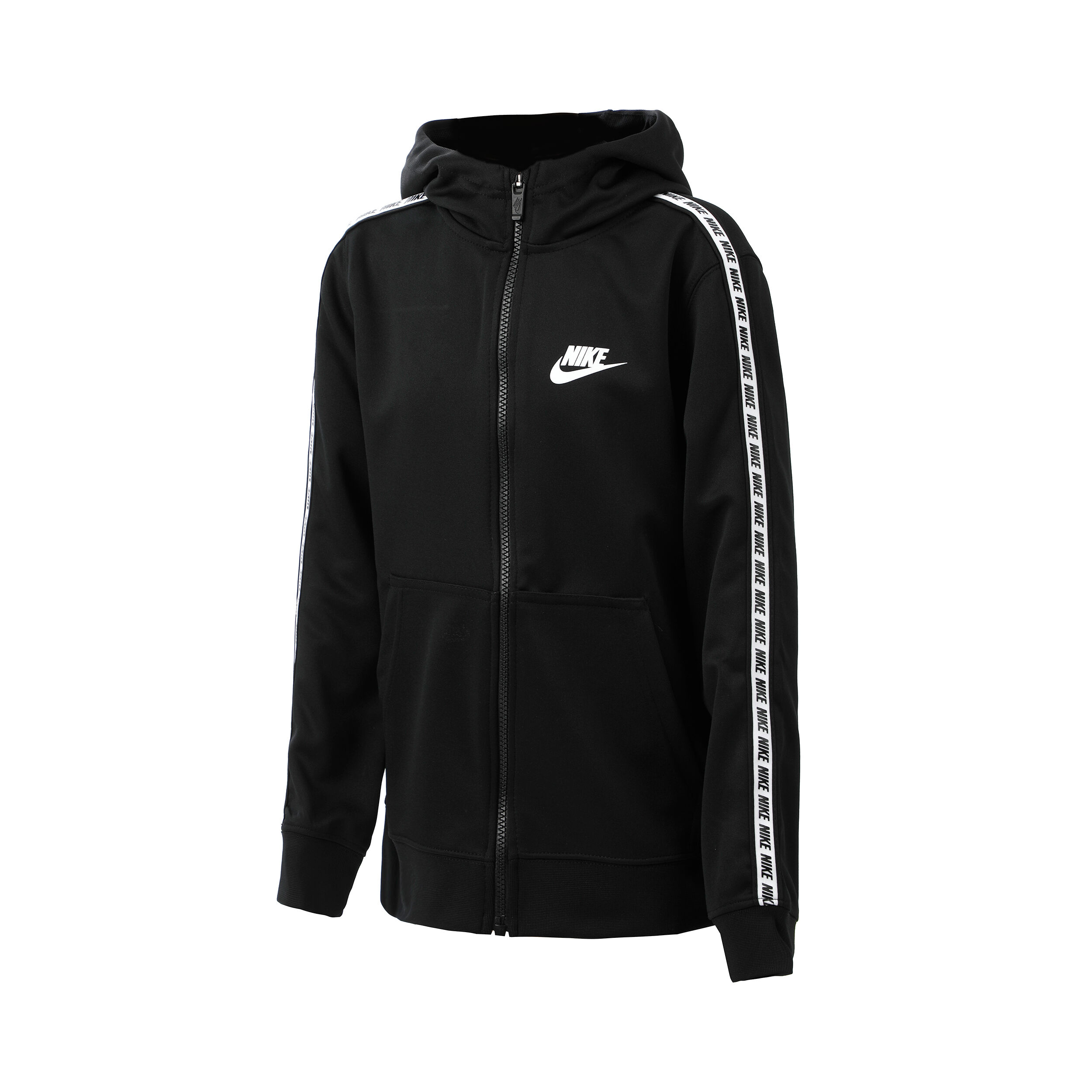 Buy Nike Sportswear Repeat Zip Hoodie Boys Black White online Tennis Point UK