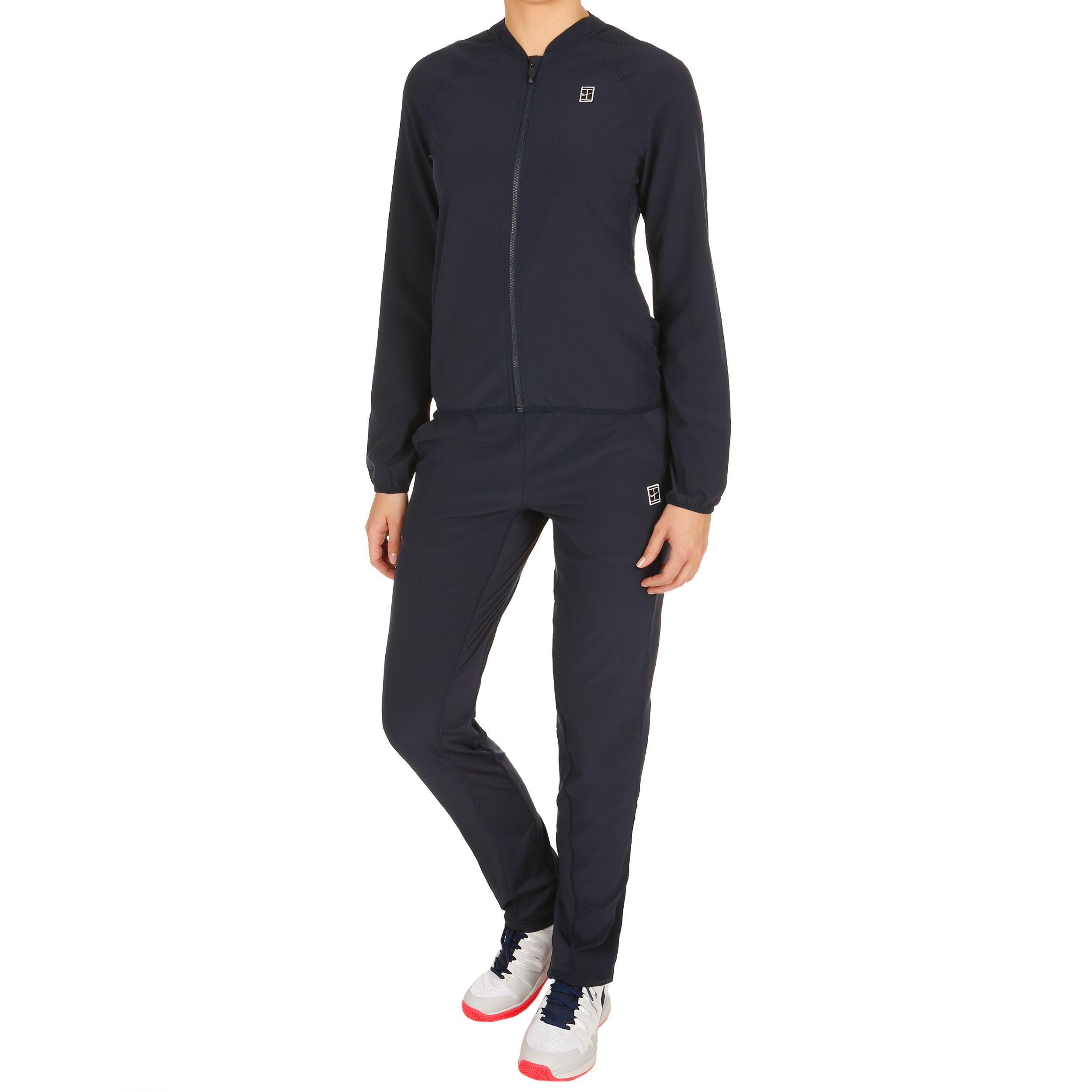 Buy Nike Court Woven Warm Up Tracksuit Women Dark Blue White online Tennis Point UK
