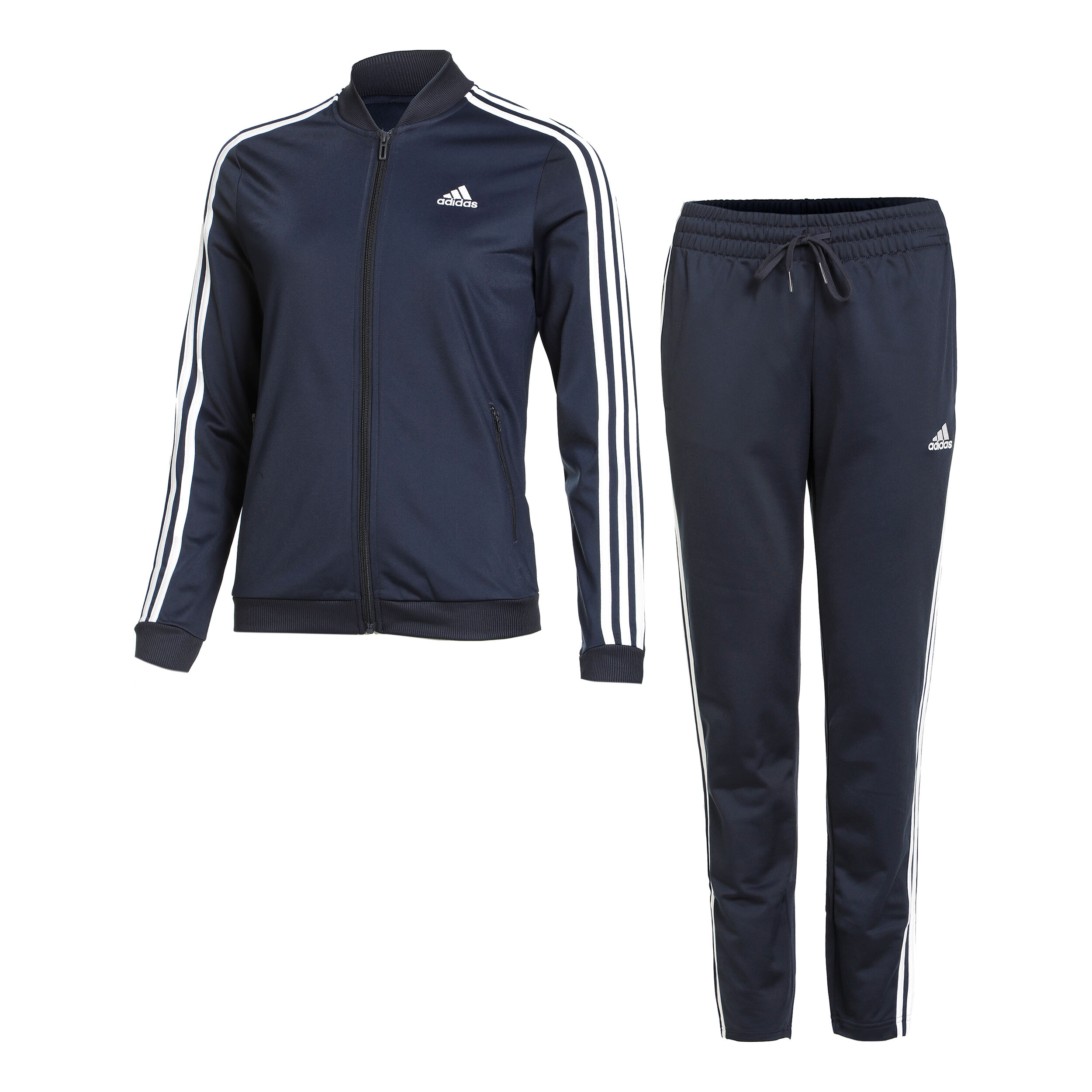 Buy adidas 3 Stripes Training Tracksuit Women Dark Blue online