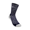 Performance Run Crew Running Socks-Blue,Grey