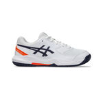 ASICS Tennis shoes ASICS GEL-DEDICATE 8 GS All court shoe Kids-white, dark blue