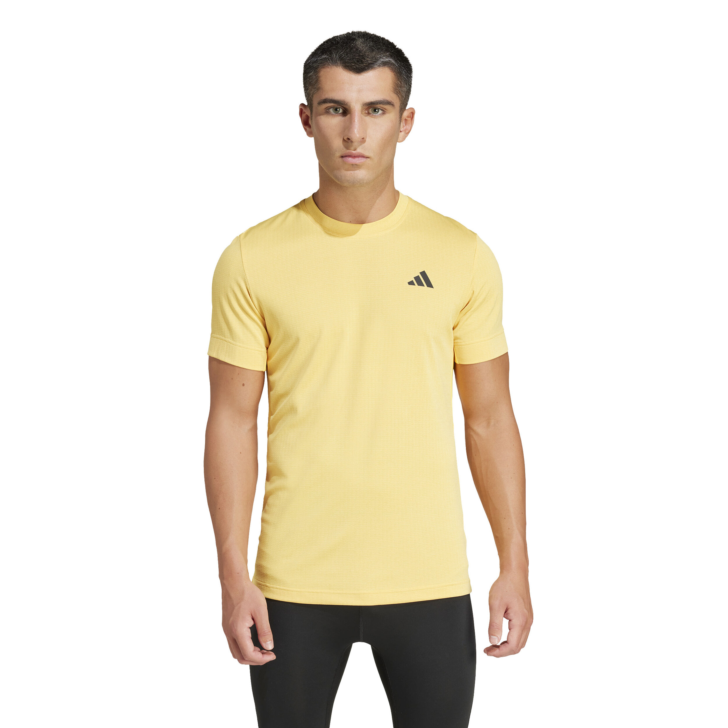 Mens yellow adidas shirt outlet