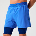 Bj&ouml;rn Borg Tennis apparel Bj&ouml;rn Borg Borg 2 In 1 Shorts Men - light blue