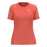 Essential Print Crew Neck Running shirt Women - orange, 