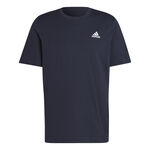 adidas Clothing adidas Essentials Single Jersey Embroidered Small Logo T-Shirt Men-Dark Blue