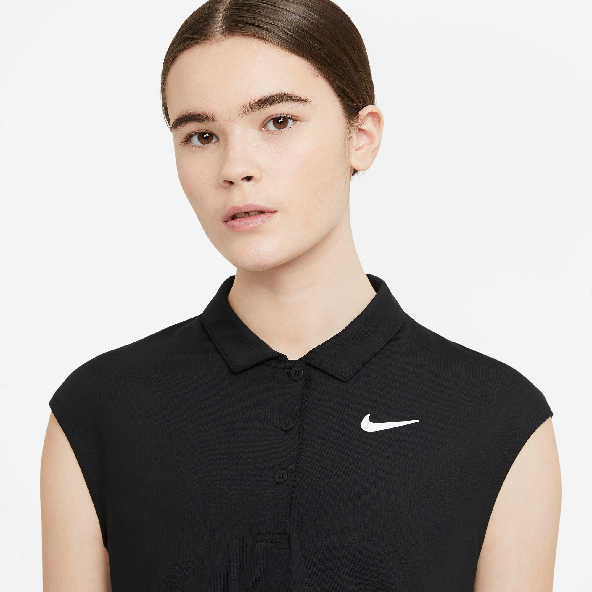Nike black shop polo