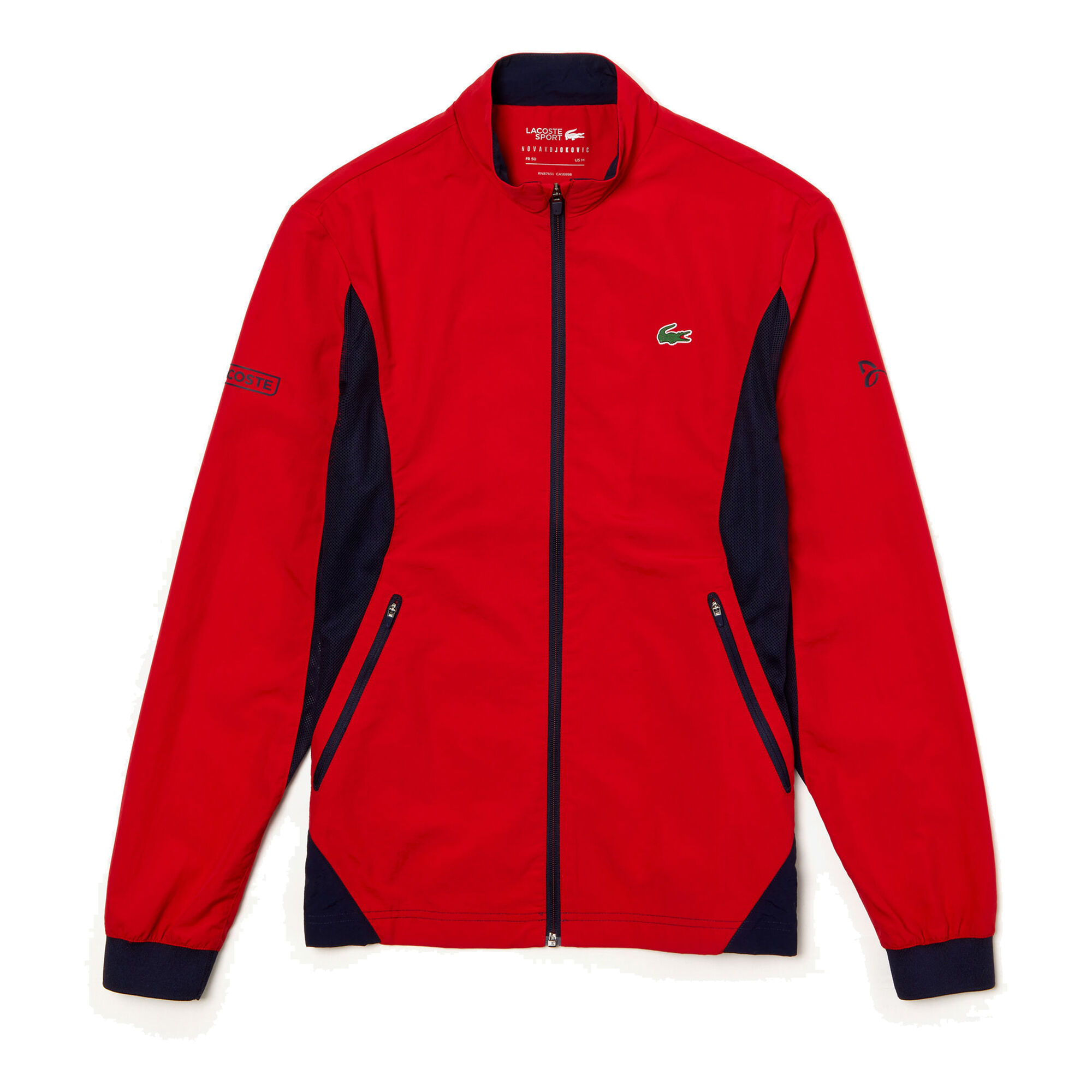 Buy Lacoste Training Jacket Men Red, Dark Blue online | Tennis Point UK