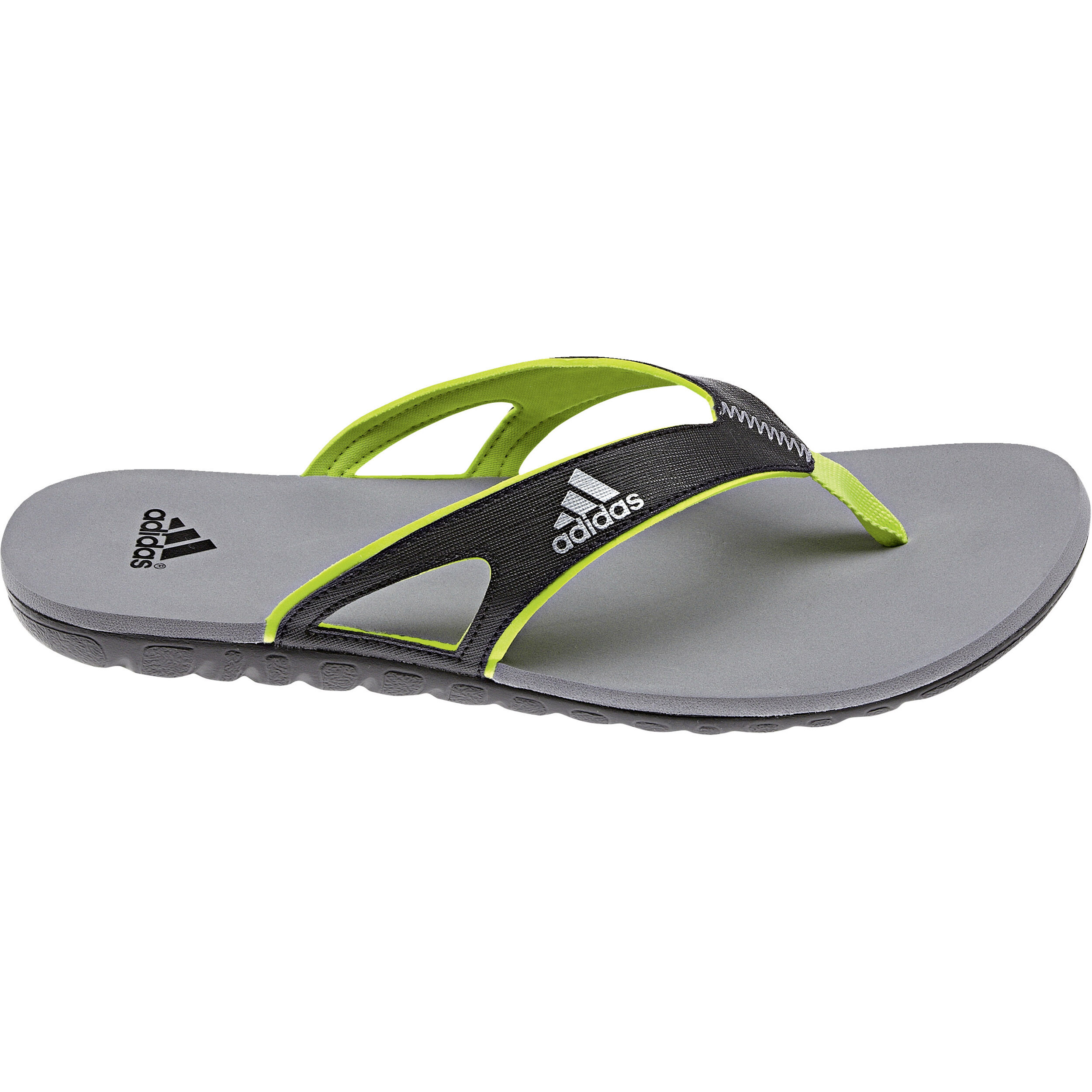 buy adidas Calo 5 Flip-flops Men - Grey, Lime online | Tennis-Point