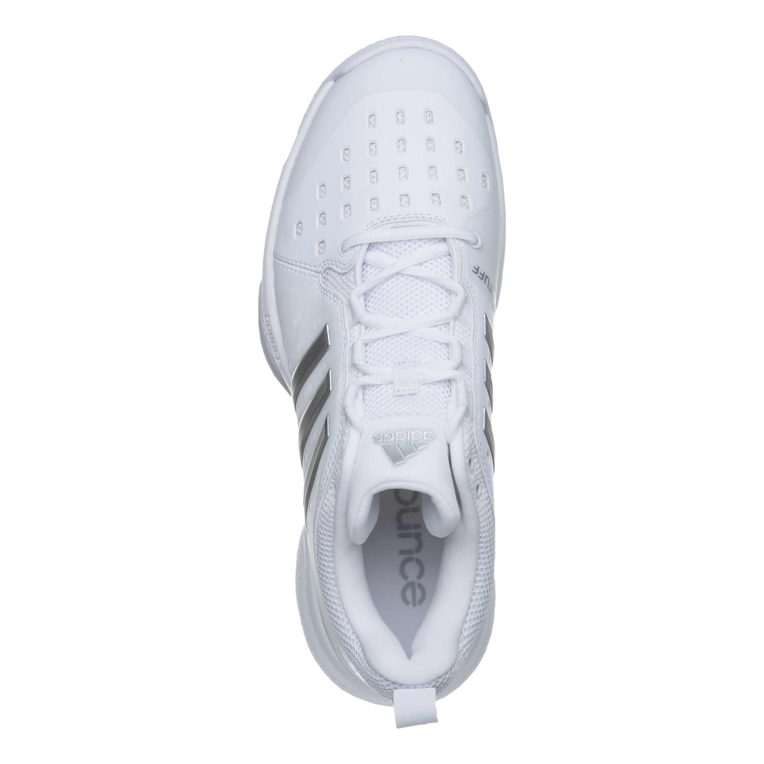 Buy adidas Barricade Classic Bounce All Court Shoe Women White Silver online Tennis Point UK