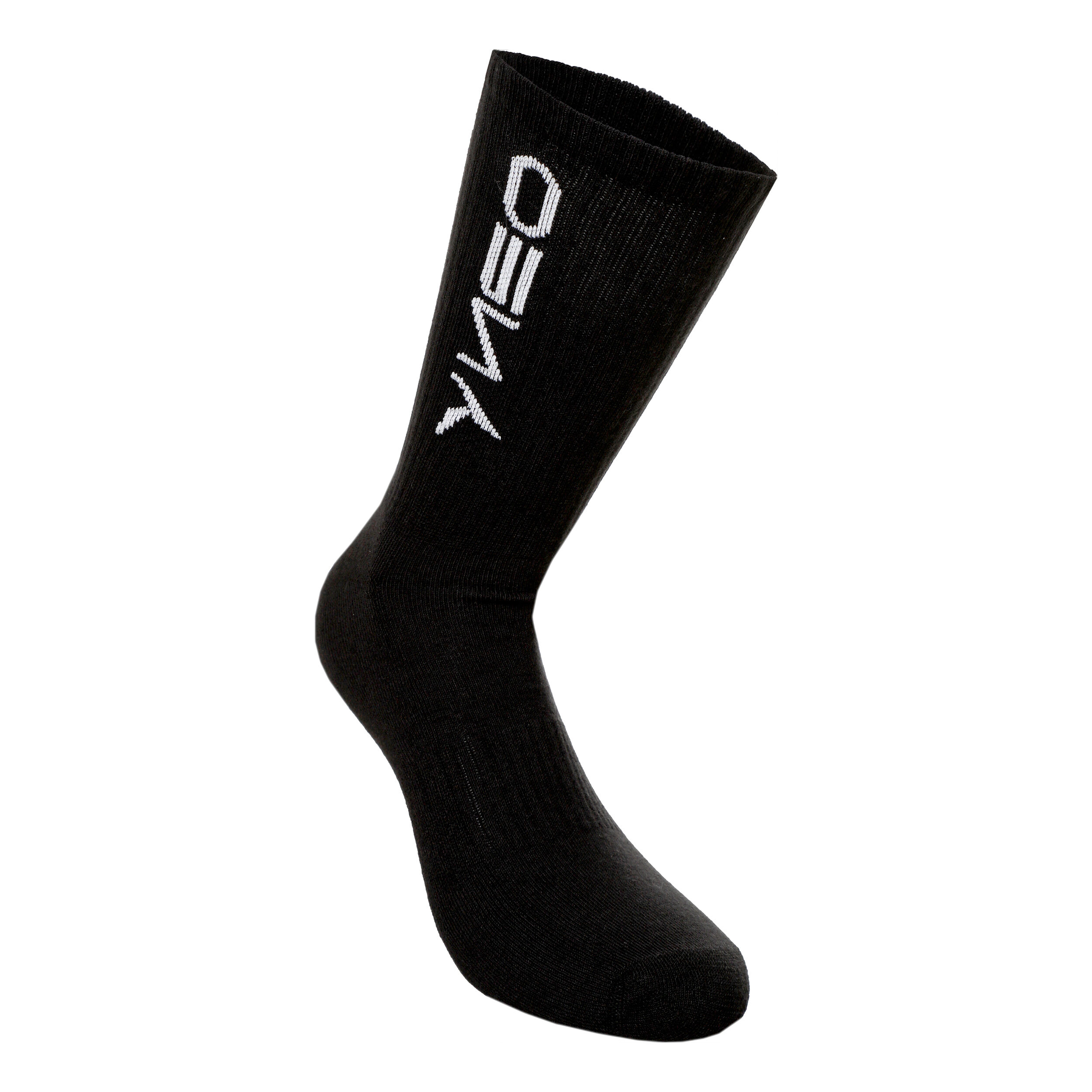 Long black sports socks discount