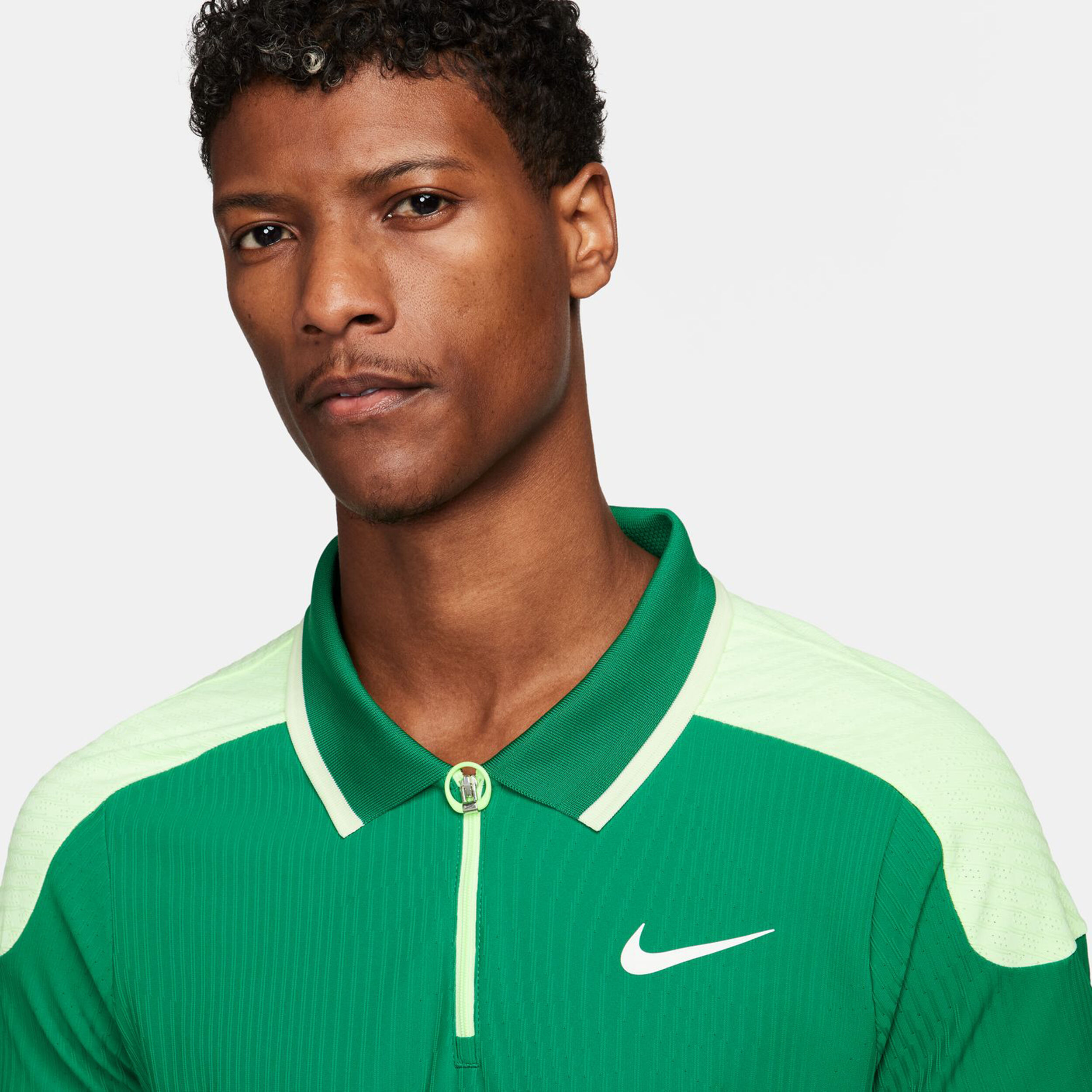 Court Dri Fit Advantage Slam ULT Polo Men Green Neon Green
