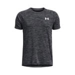 Under Armour Clothing Under Armour Tech Textured T-Shirt Boys-black, white