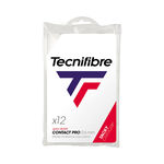 Tecnifibre Overgrips Tecnifibre Pro Contact 12 Pack-White