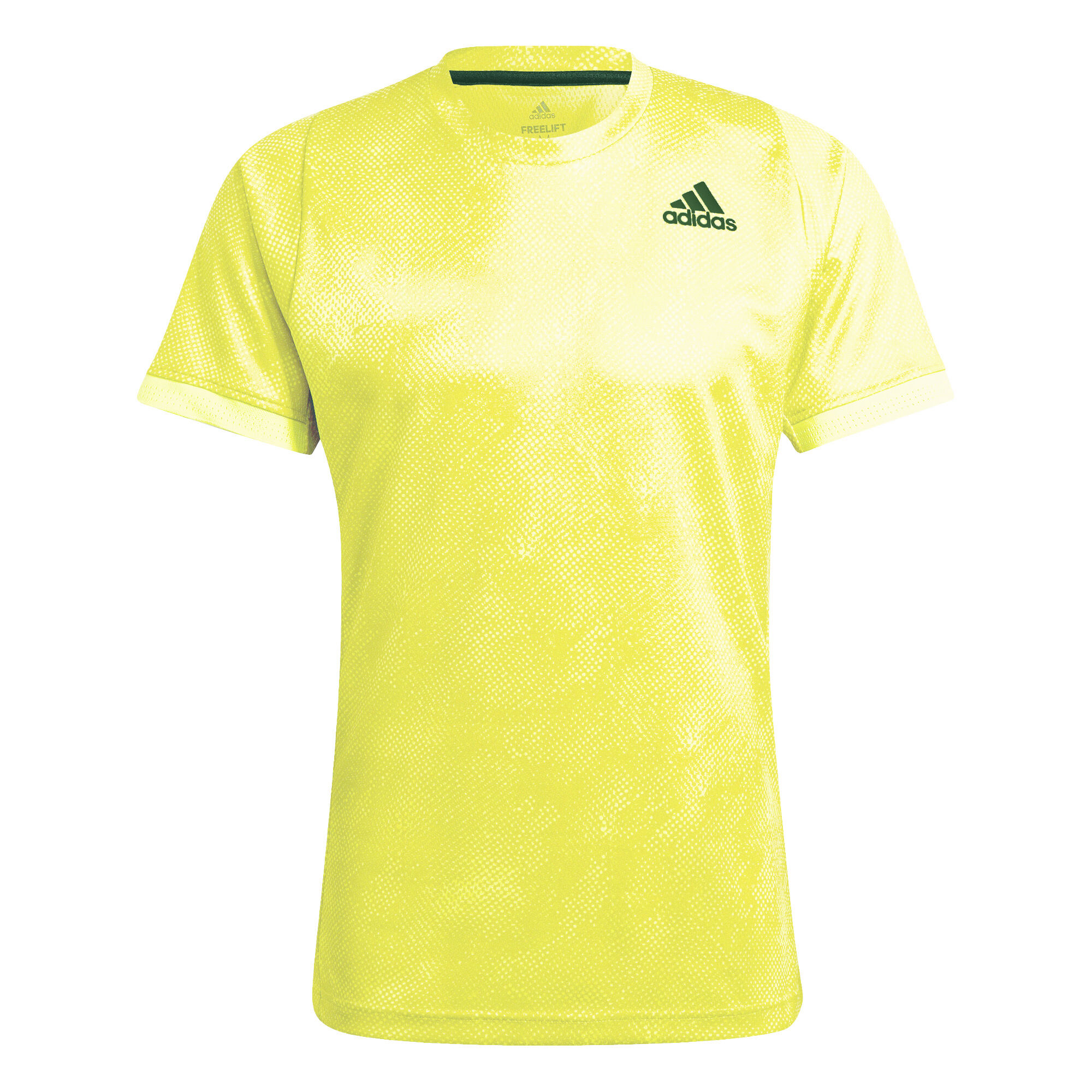 buy adidas Primeblue Freelift Print T-Shirt Men - Yellow, Black online ...