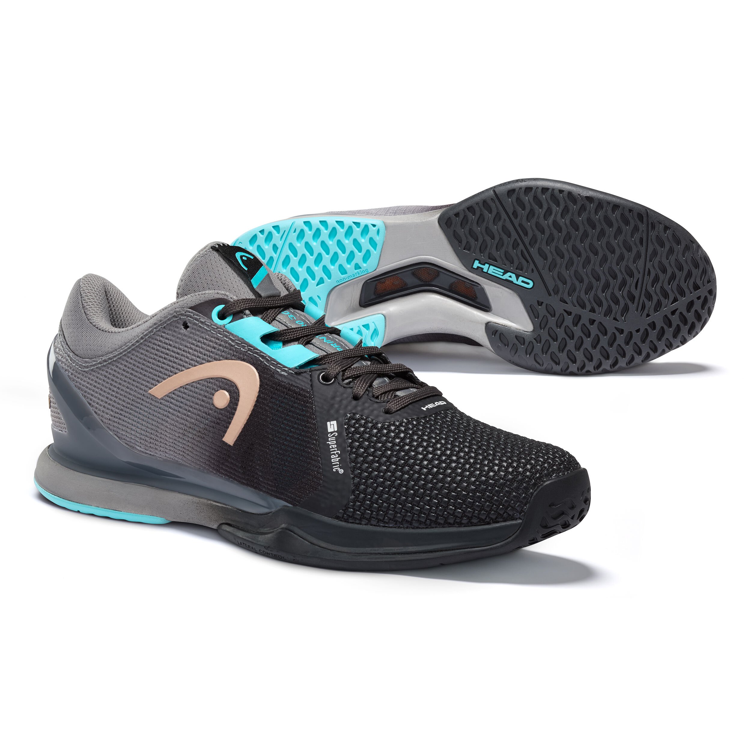 Womens dark grey tennis shoes top