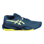 ASICS Tennis shoes ASICS GEL-RESOLUTION X CLAY Clay court shoe Men-dark blue, neon yellow
