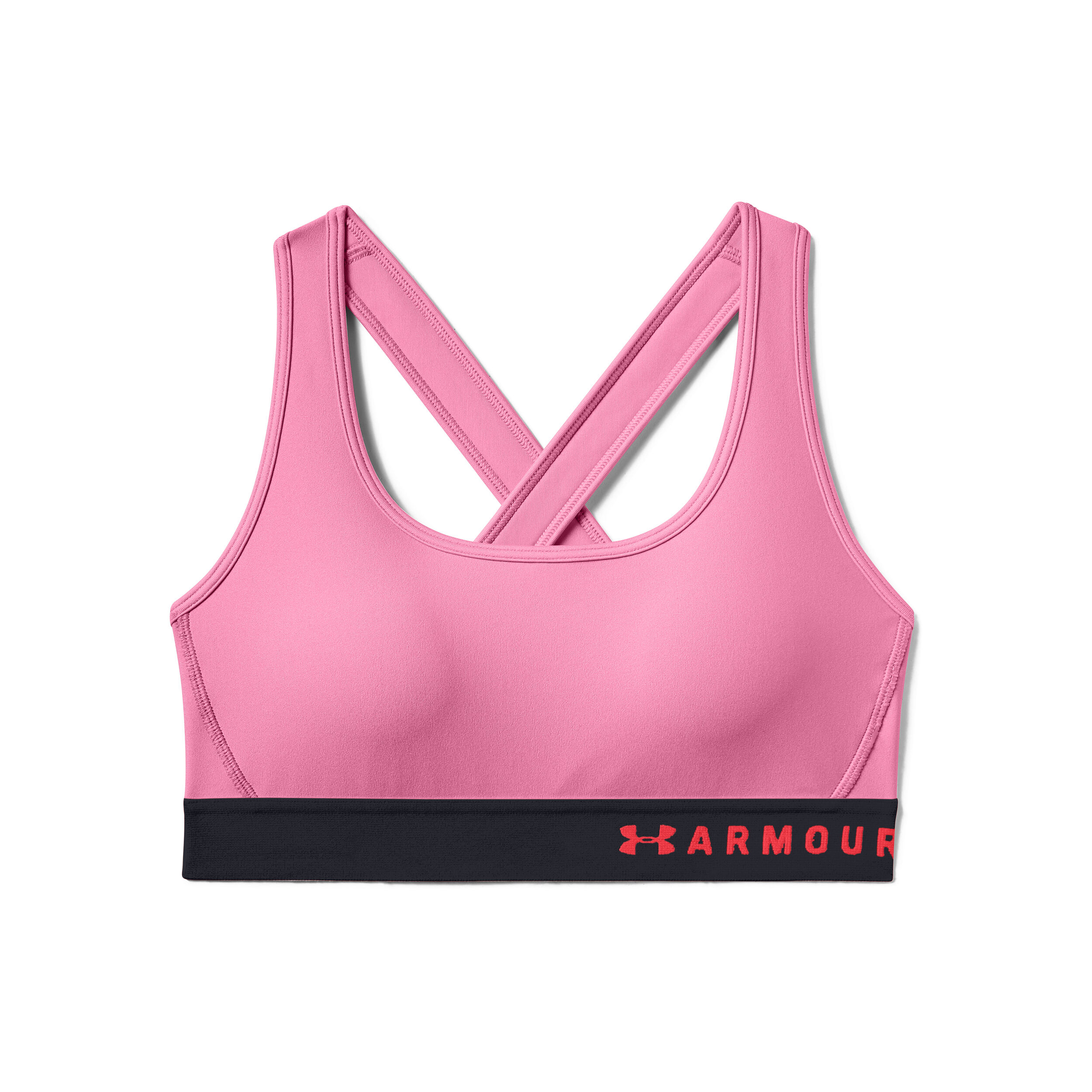 under armour sports bra pink