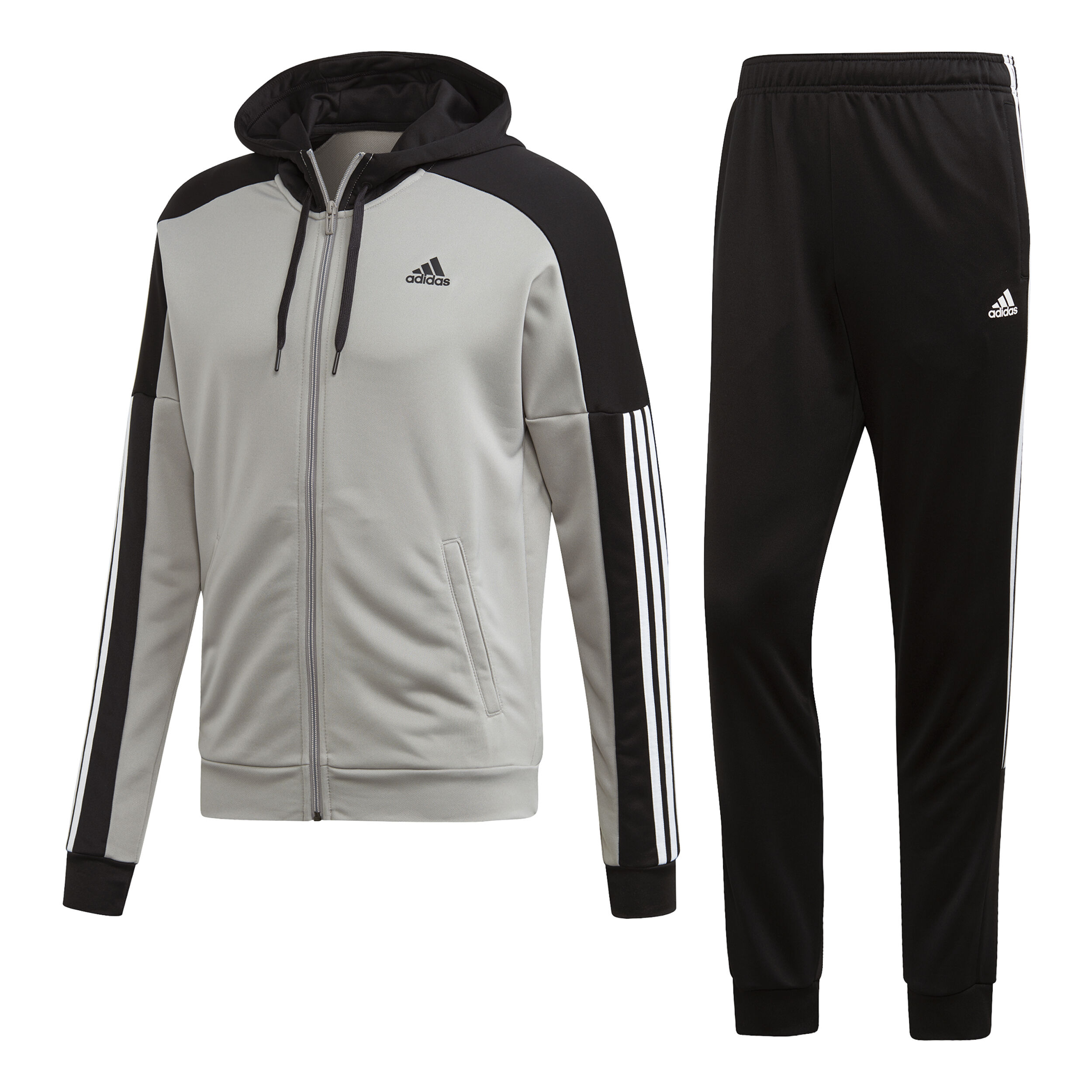 Game Time Tracksuit Men Grey Black