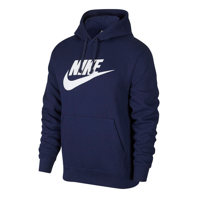 buy Nike Sportswear Hoody Men - Dark Blue, White online | Tennis-Point