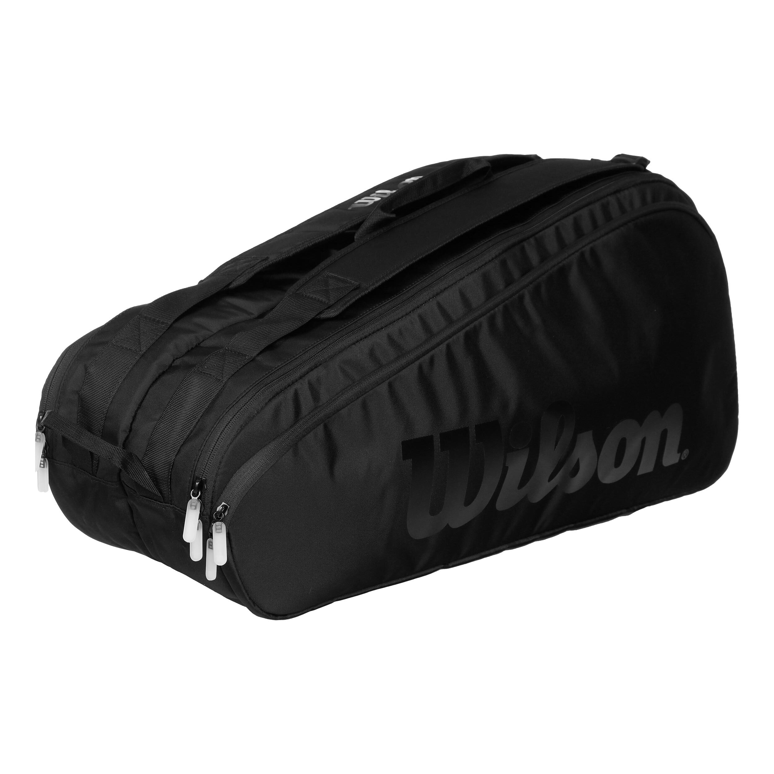 Buy Wilson Tour Series Noir Racket Bag 6 Pack Black online Tennis Point UK