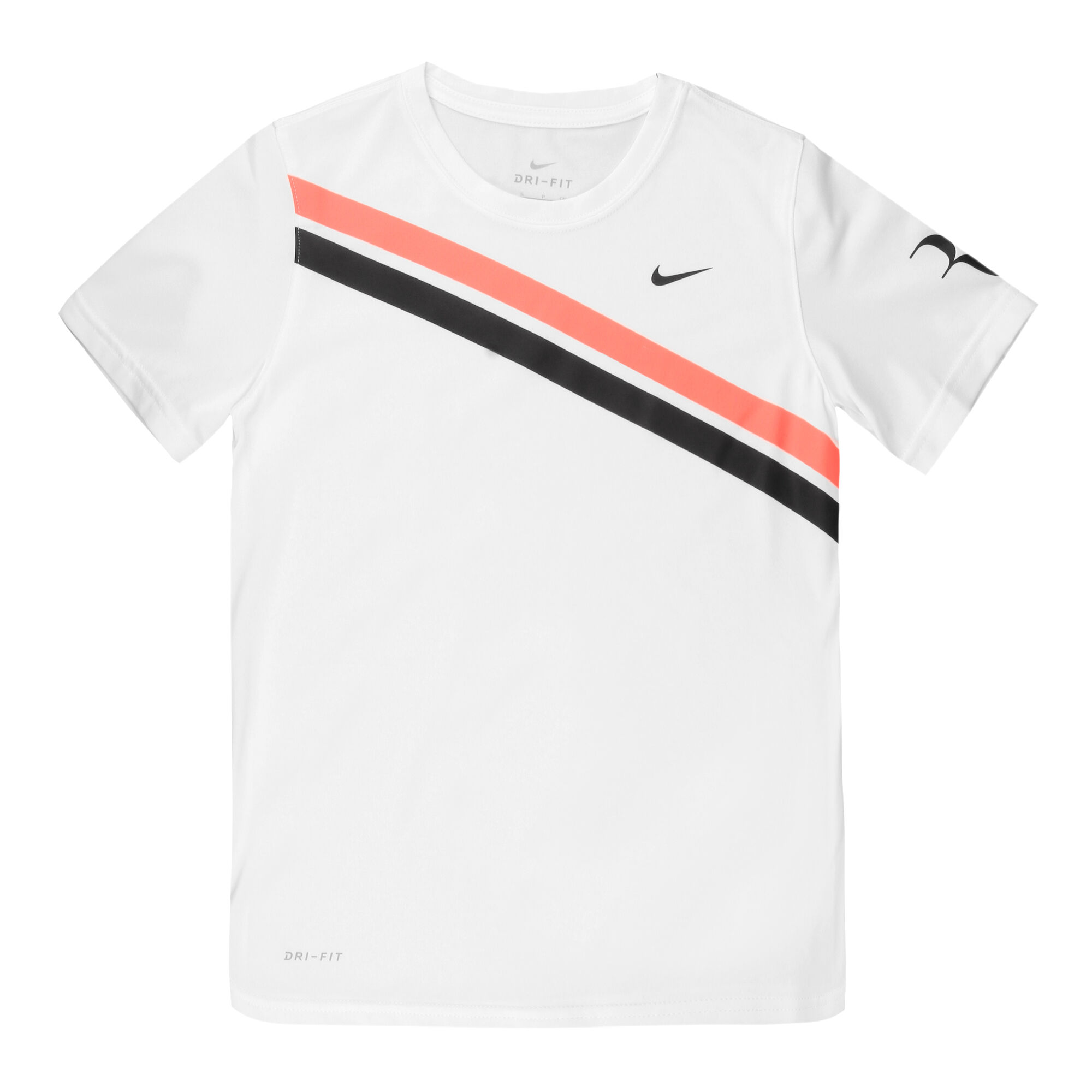 Buy Nike Court Dry Roger Federer T Shirt Boys White Coral