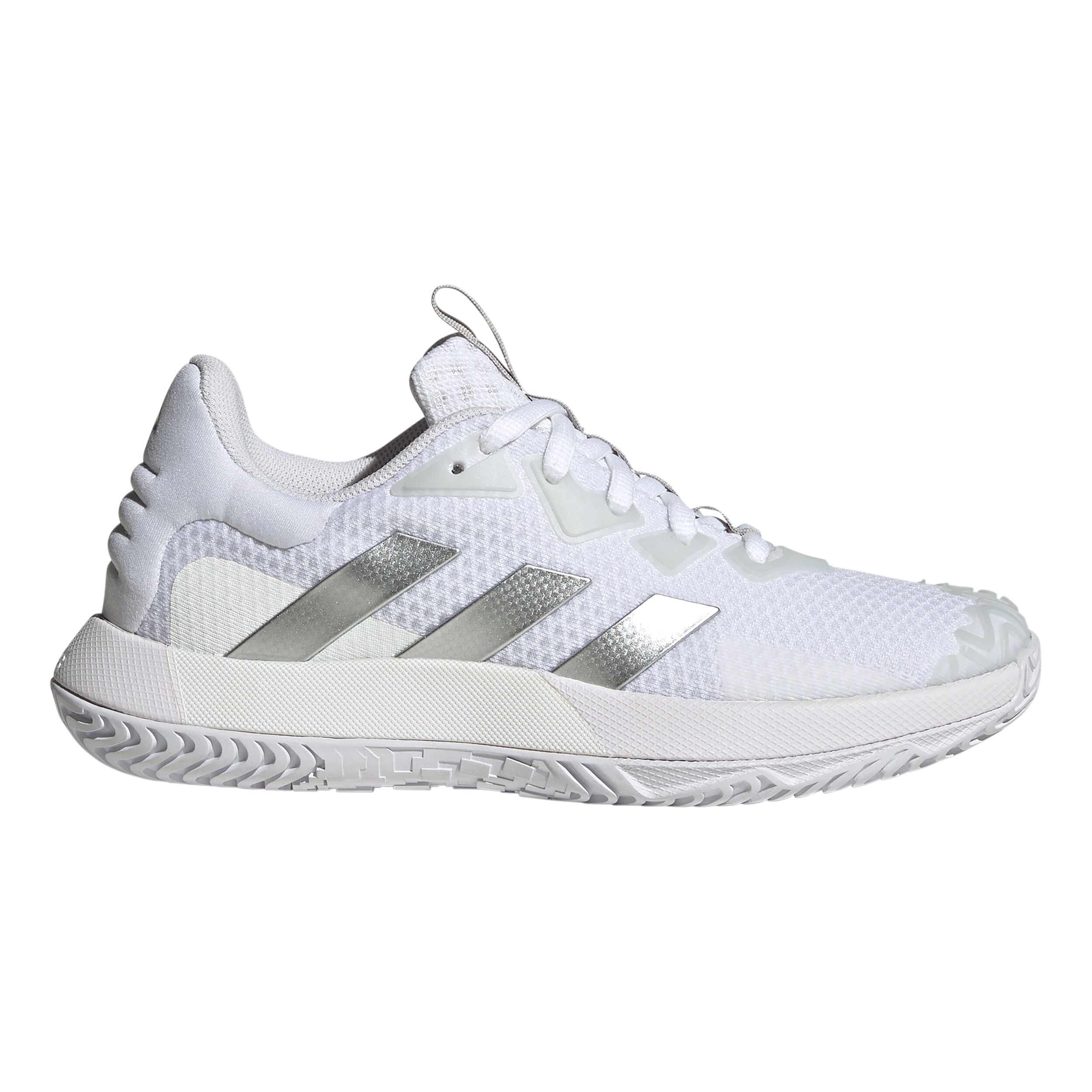 SoleMatch Control All Court Shoe Women White Silver