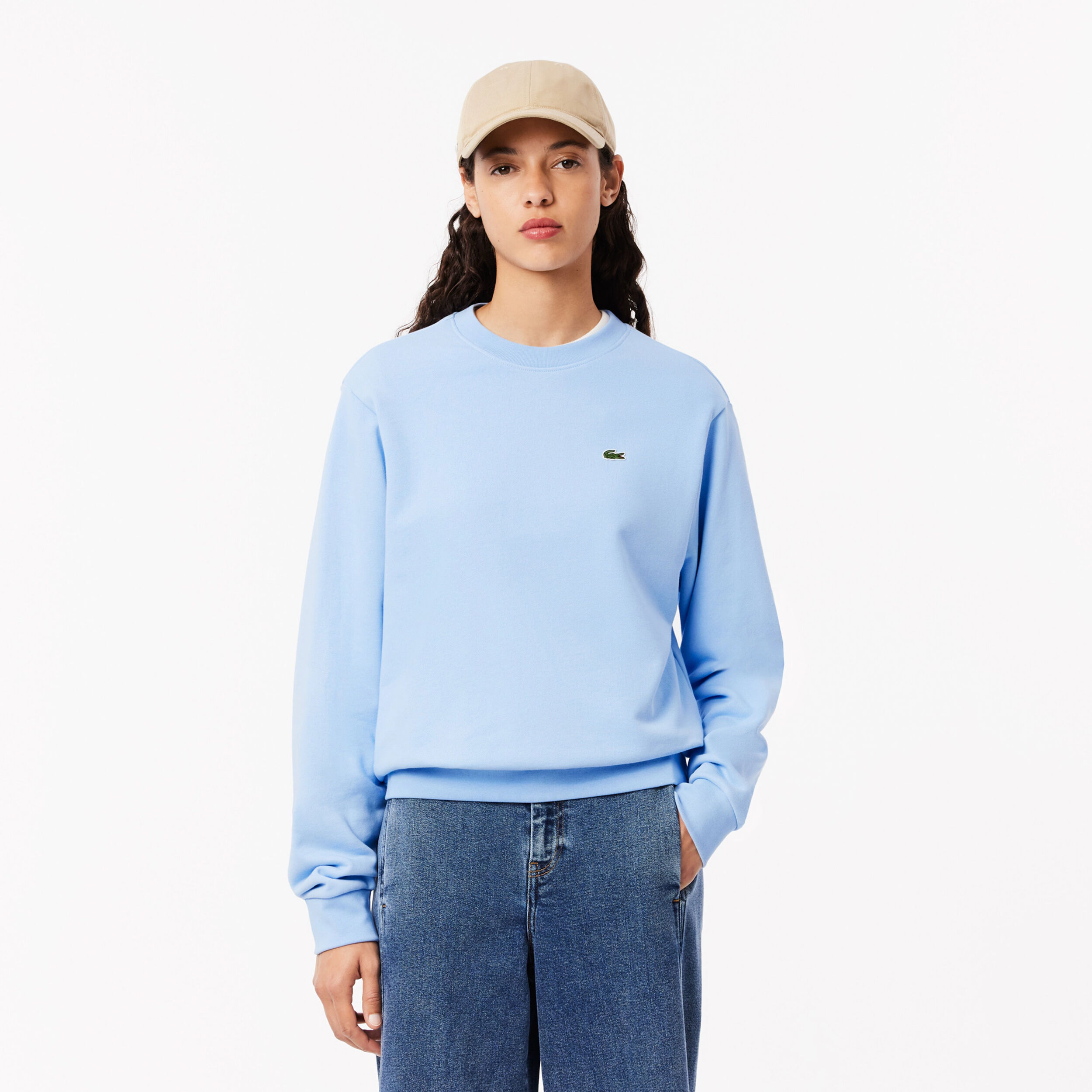 Women's lacoste sport tennis cotton fleece sweatshirt online