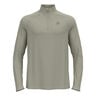 Essential 1/2 Zip Long Sleeve Men-Grey