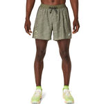 ASICS Clothing ASICS Fujitrail AOP 5in Running Shorts Men-Green