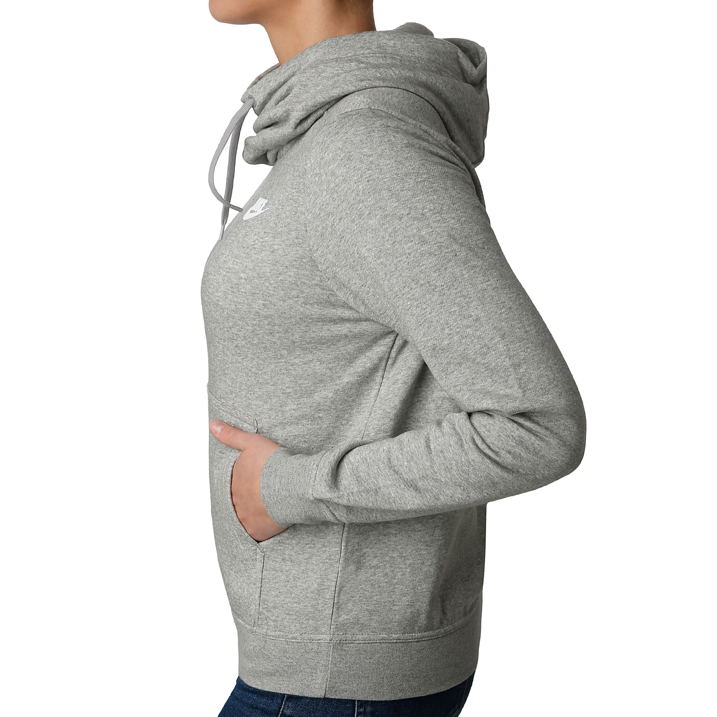 Nike women's sportswear funnel neck hoodie top