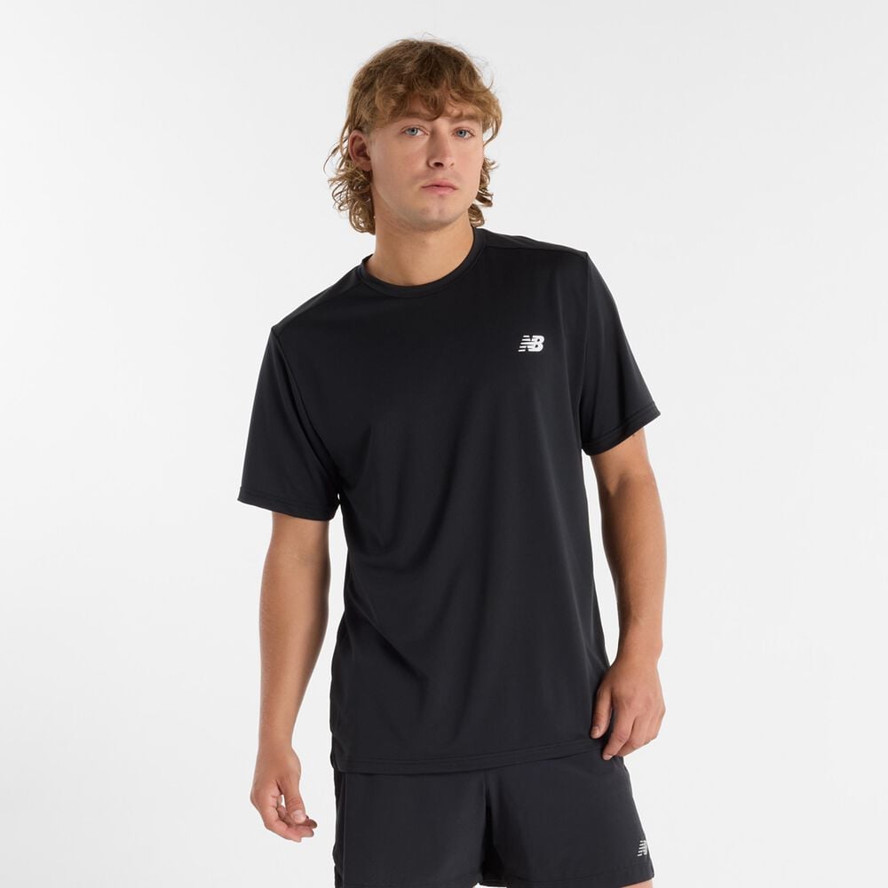 New Balance Short Sleeve T-Shirt Men black