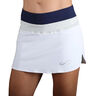 Race Skirt Women-White,Dark Blue