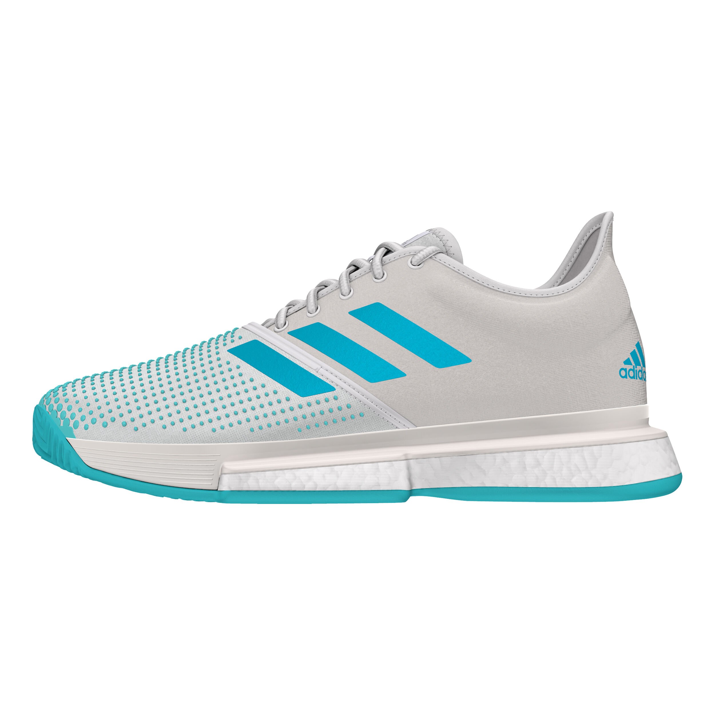 Buy adidas SoleCourt Boost X Parley All Court Shoe Women Cream Light Blue online Tennis Point UK