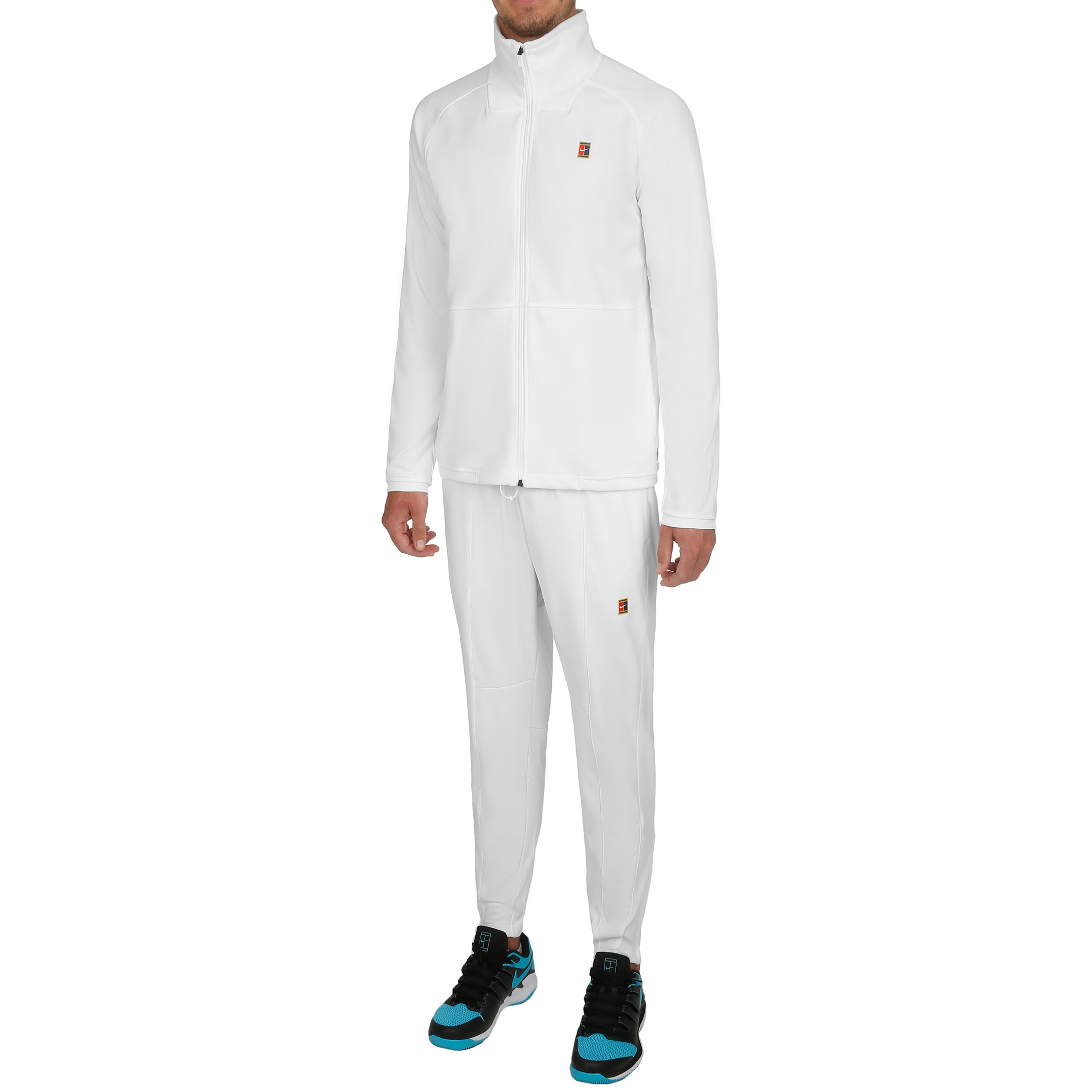 Court Tracksuit Men White Red