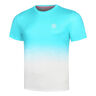 Crew Gradiant T-Shirt Men-Turquoise,White