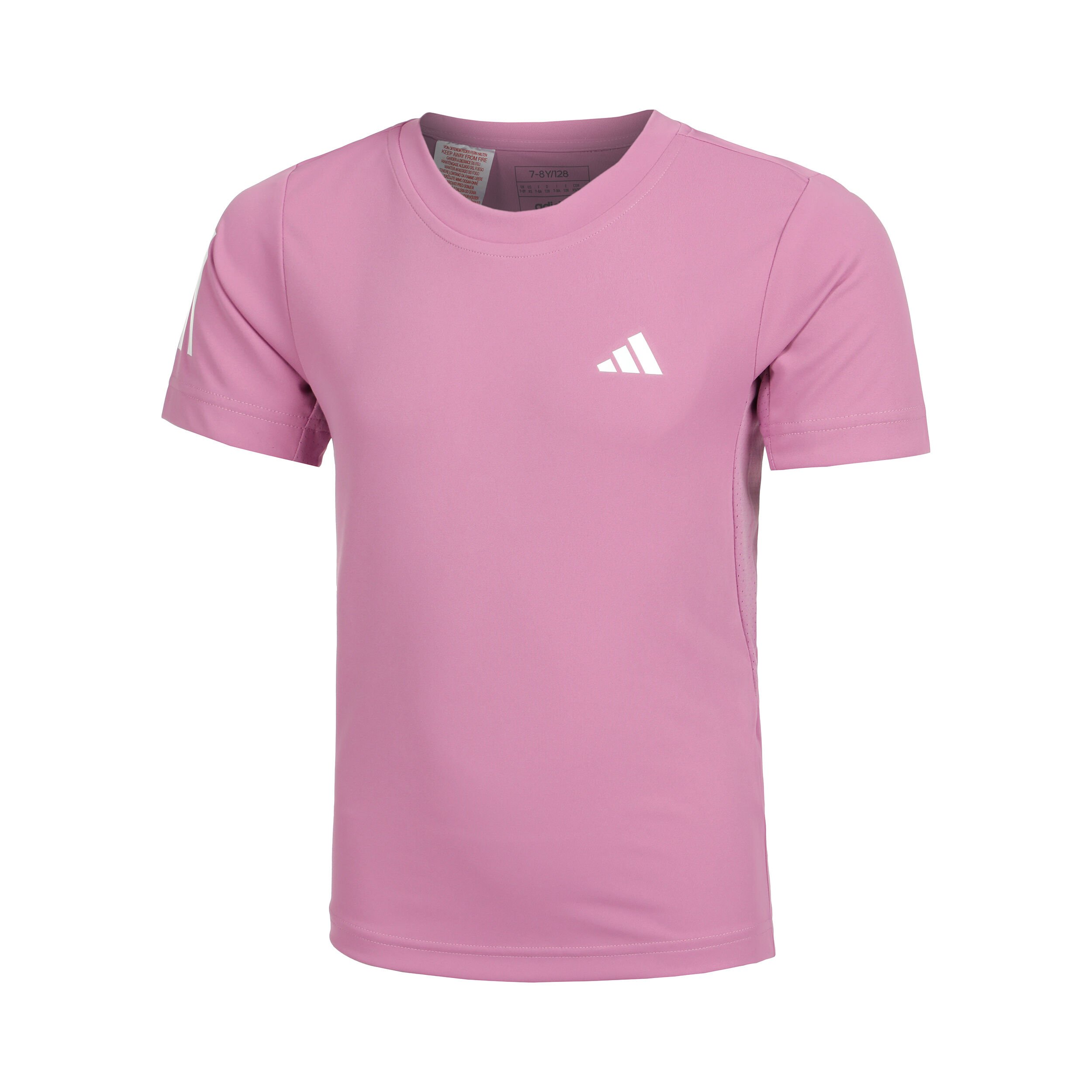 Buy adidas Club 3 Stripes T Shirt Boys Berry online Tennis Point UK