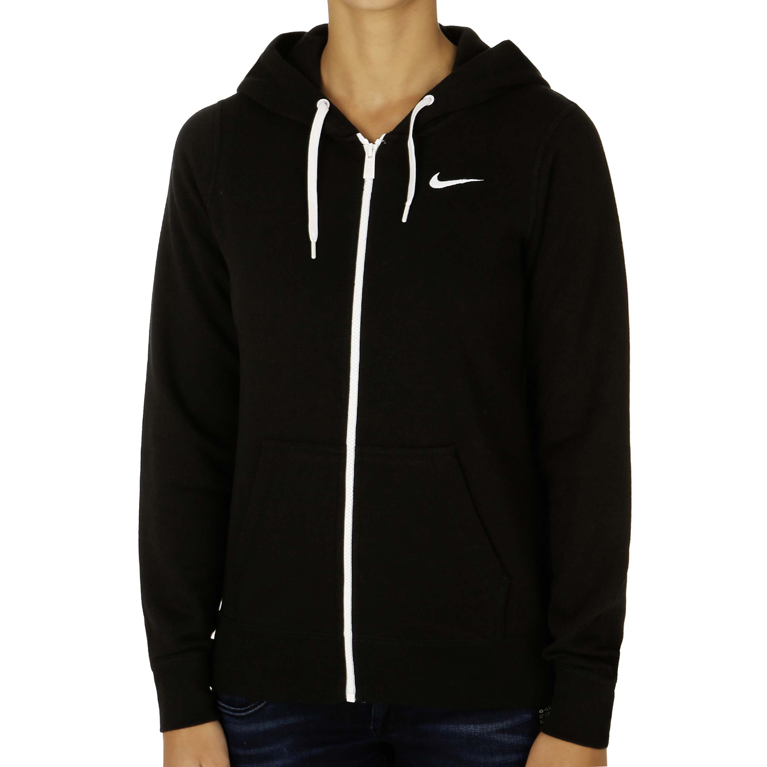 Black jacket with white strings cheap