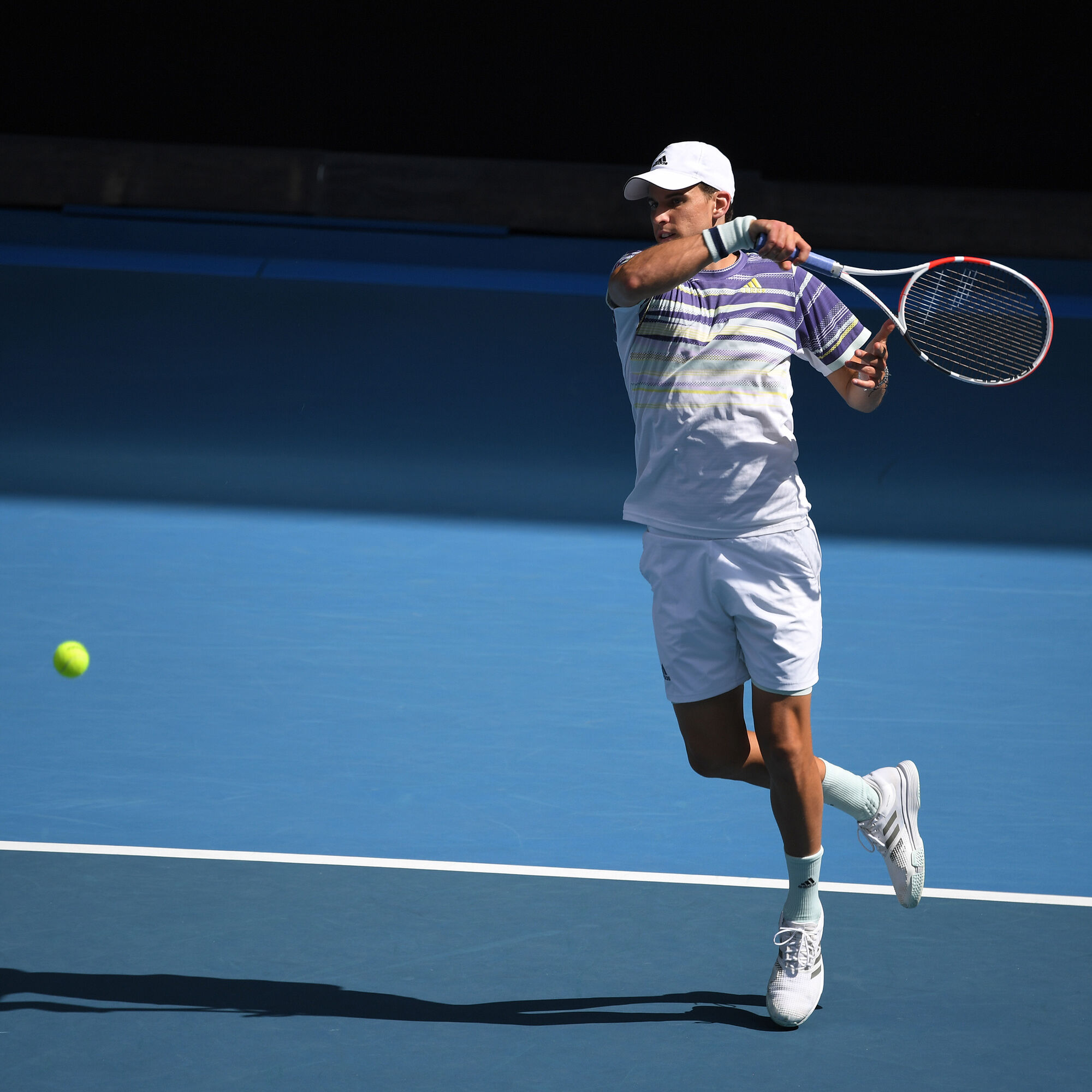 buy adidas Australian Open Thiem 9in Shorts Men - White, Black online | Tennis-Point