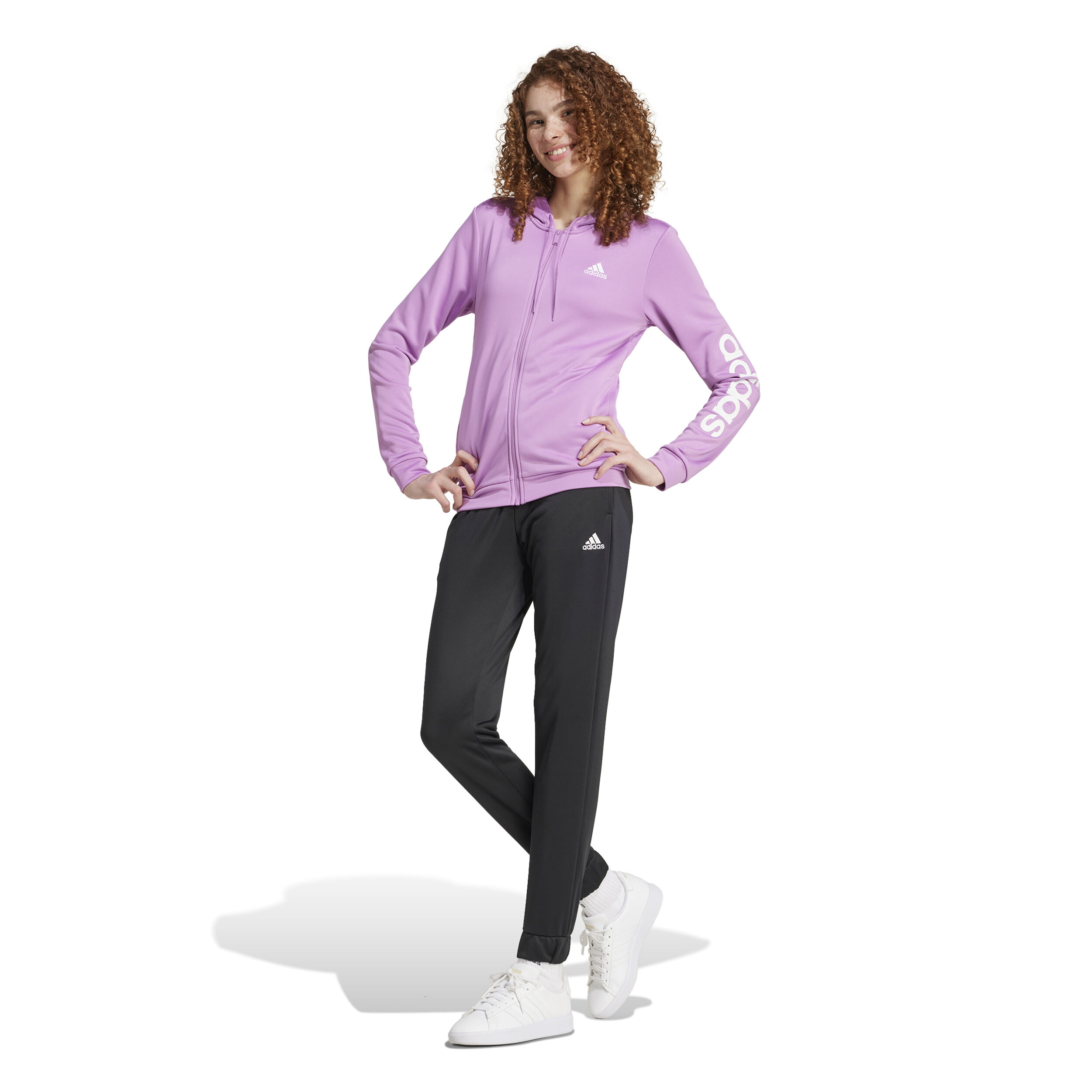 Buy adidas Linear Tracksuit Women Violet Black online Tennis Point UK