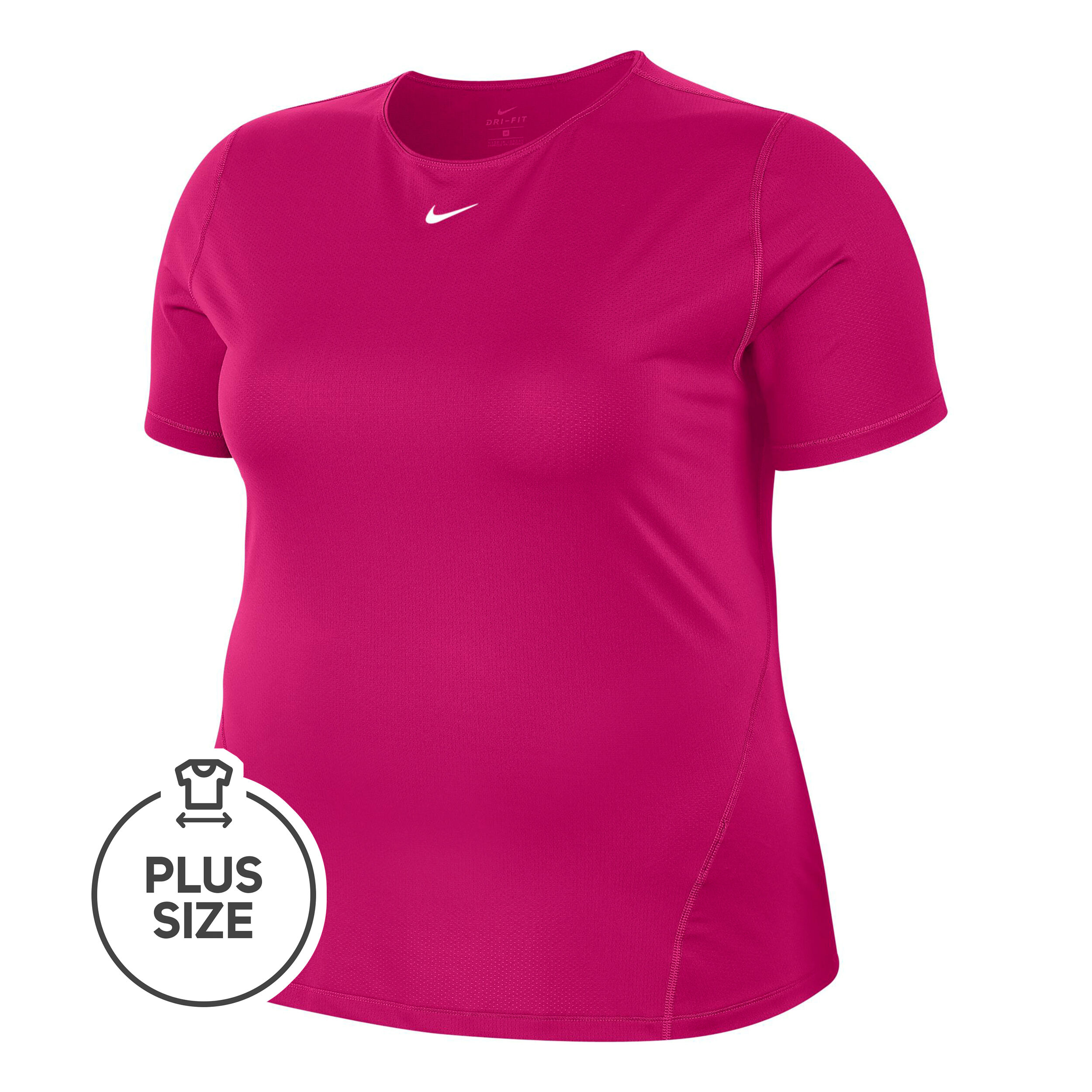 pink nike plus size shirt