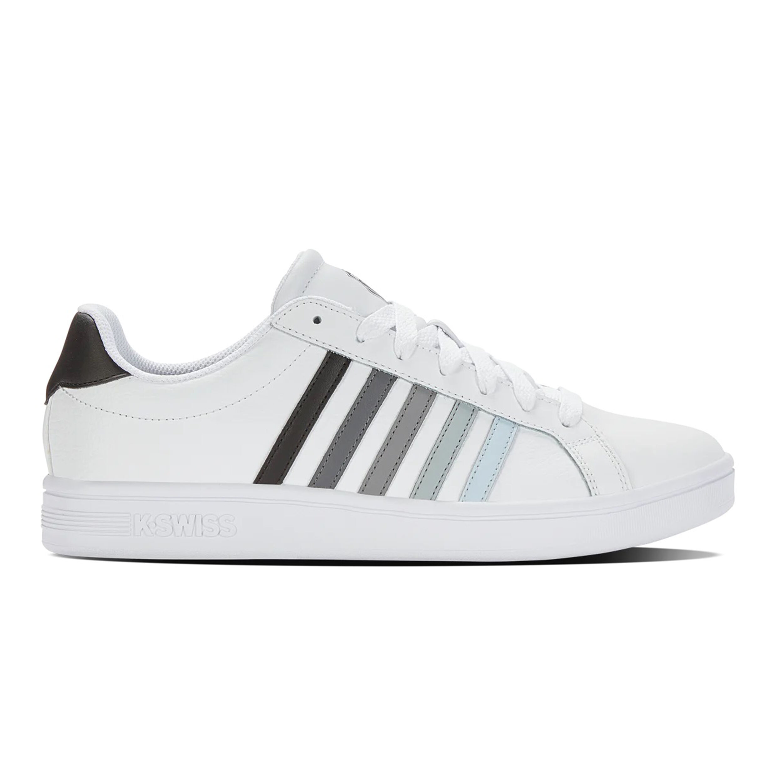 K swiss 2025 black leather sneakers