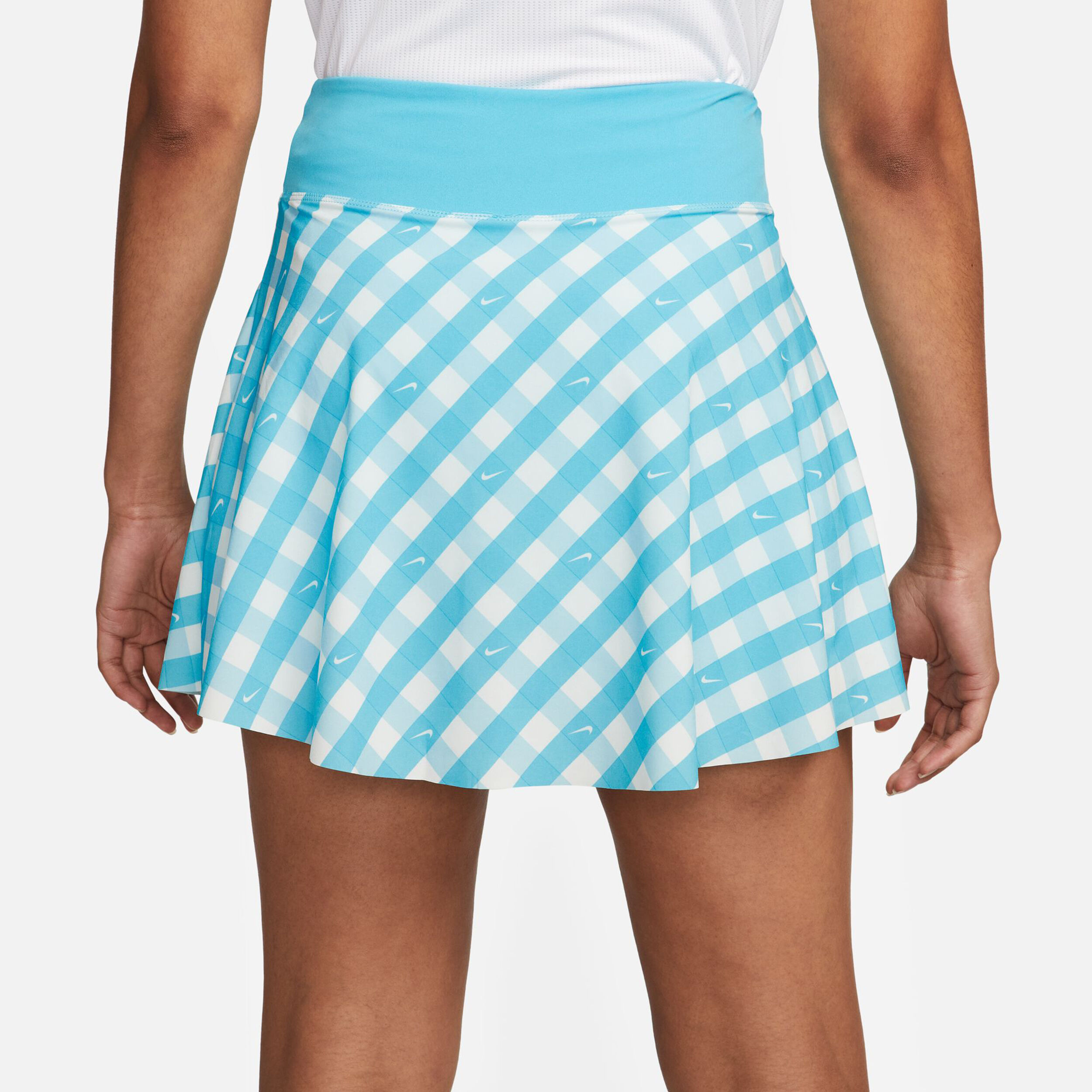 Long plaid skirt best sale nike
