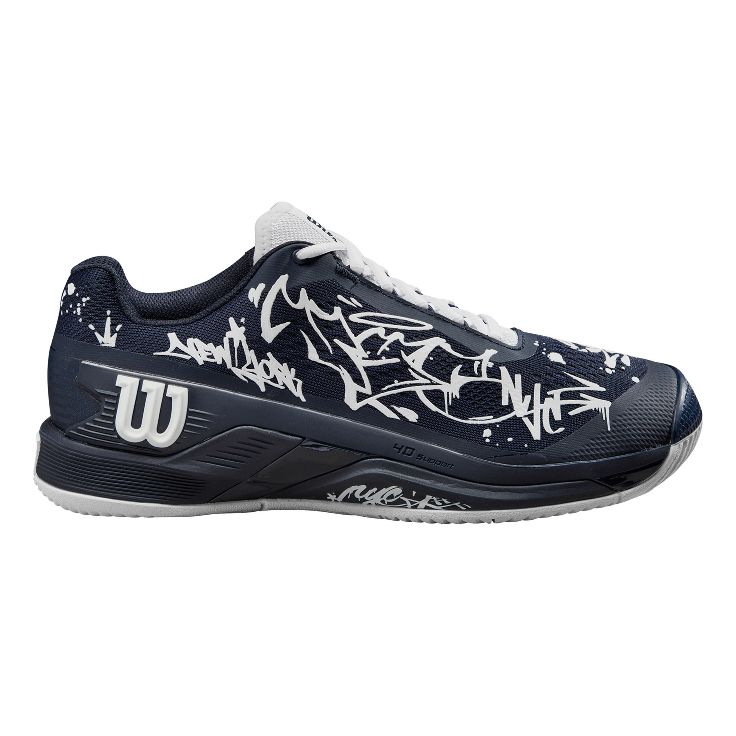 Wilson Rush Pro 4.0 Hope NYC All Court Shoe Women Dark Blue