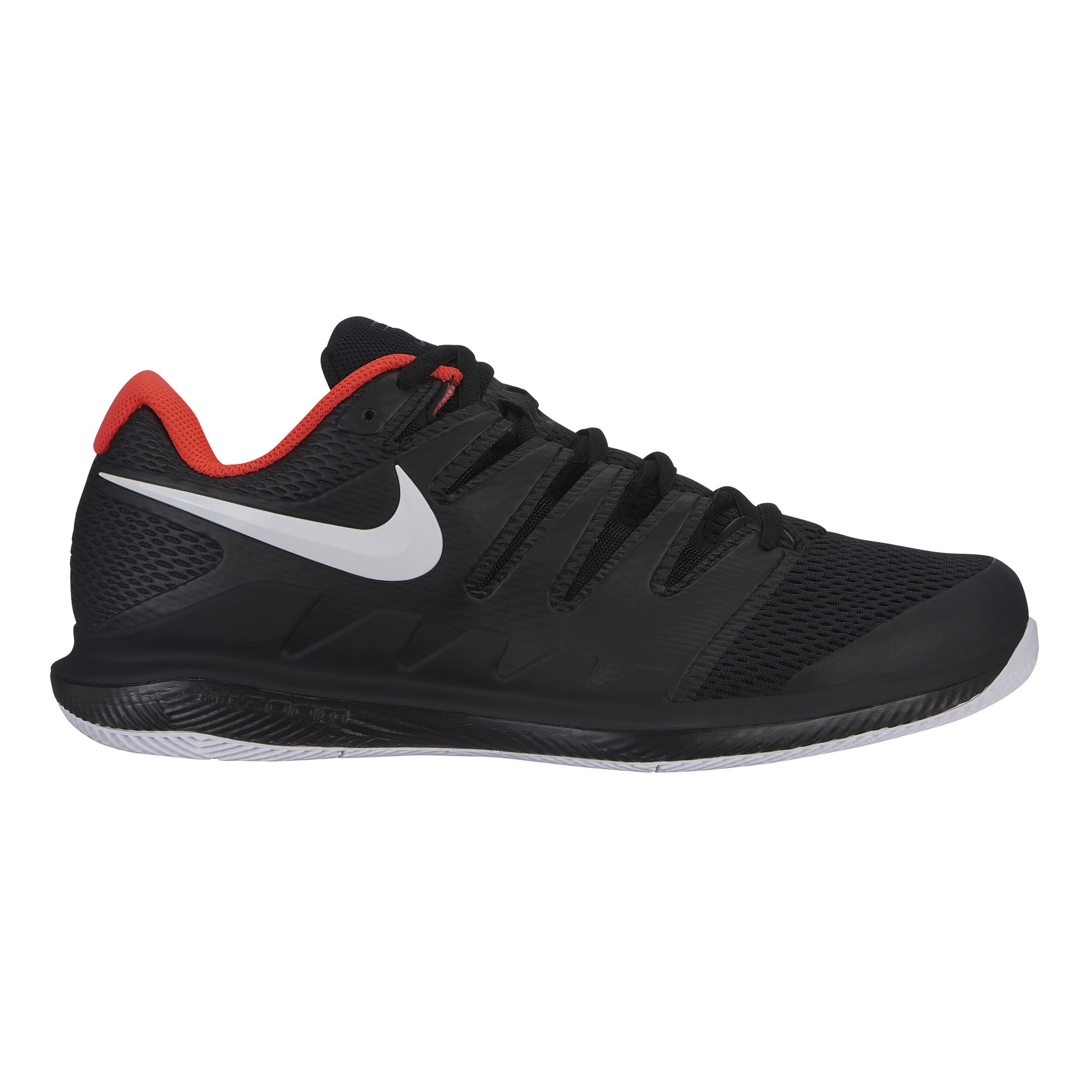 Men's air zoom vapor x tennis store shoes white and bright crimson