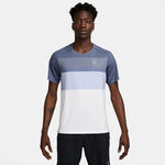 Nike Clothing Nike Court Dri-Fit Advantage Print T-Shirt Men-Blue Grey