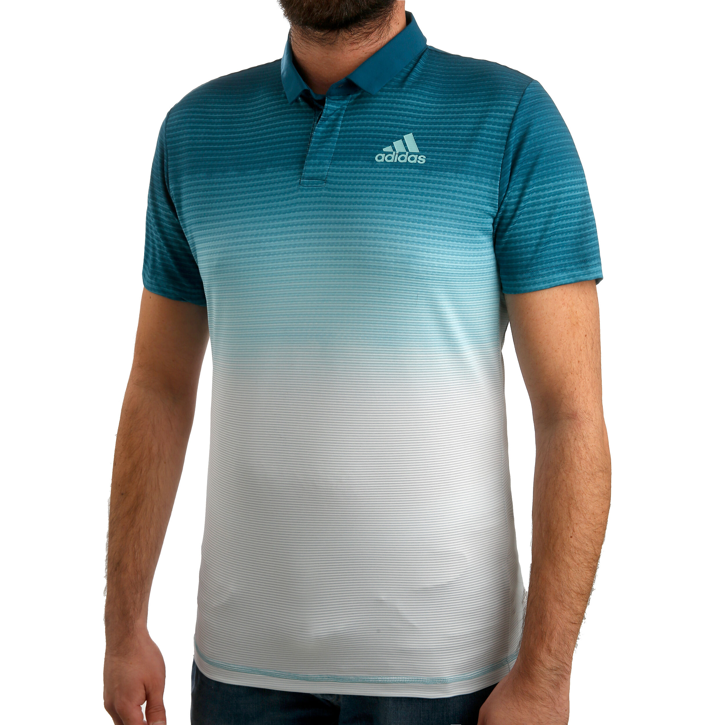 Parley Polo Men White Petrol