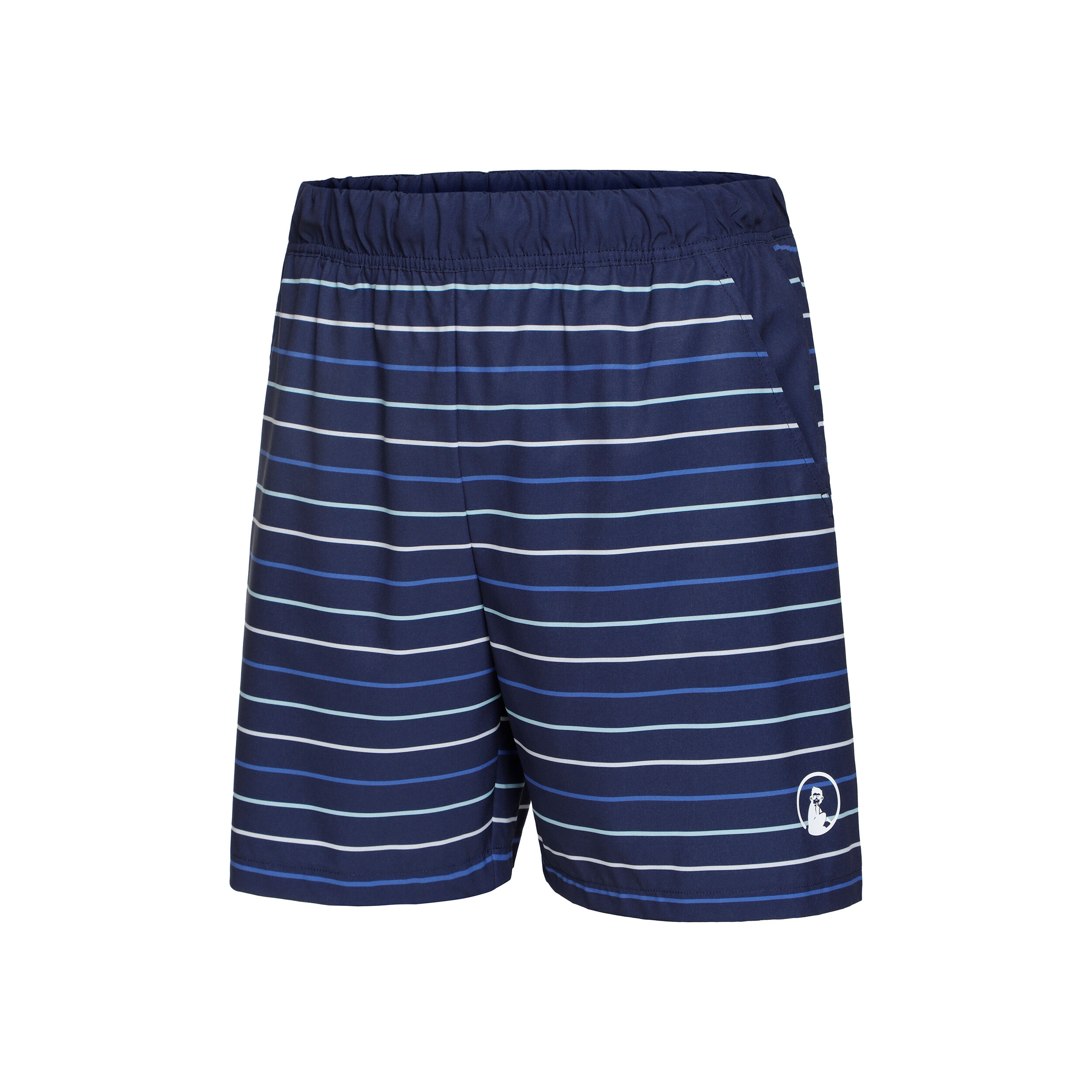 Ocean AOP Stripe Smash Shorts Men Blue