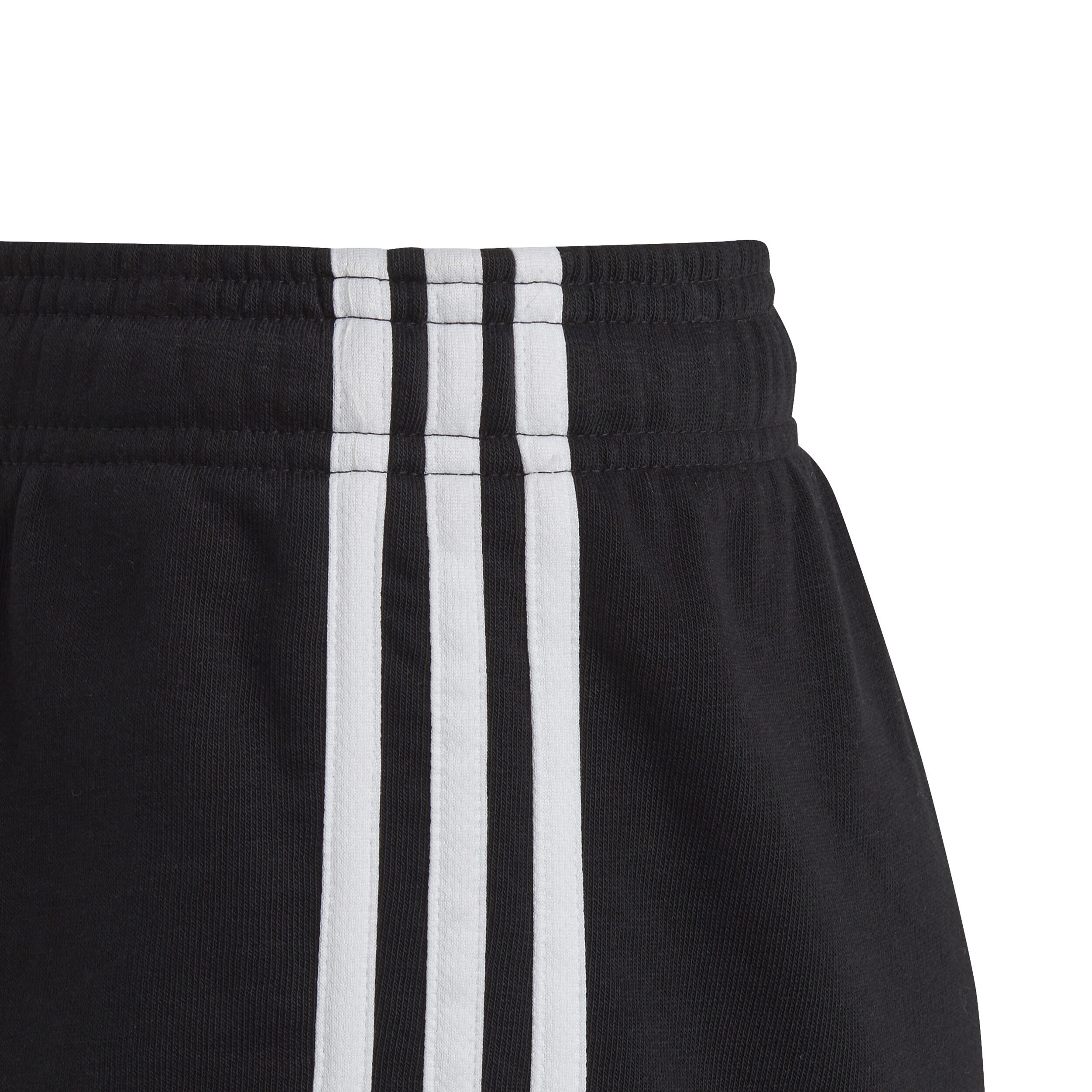 Striped shorts black and white discount
