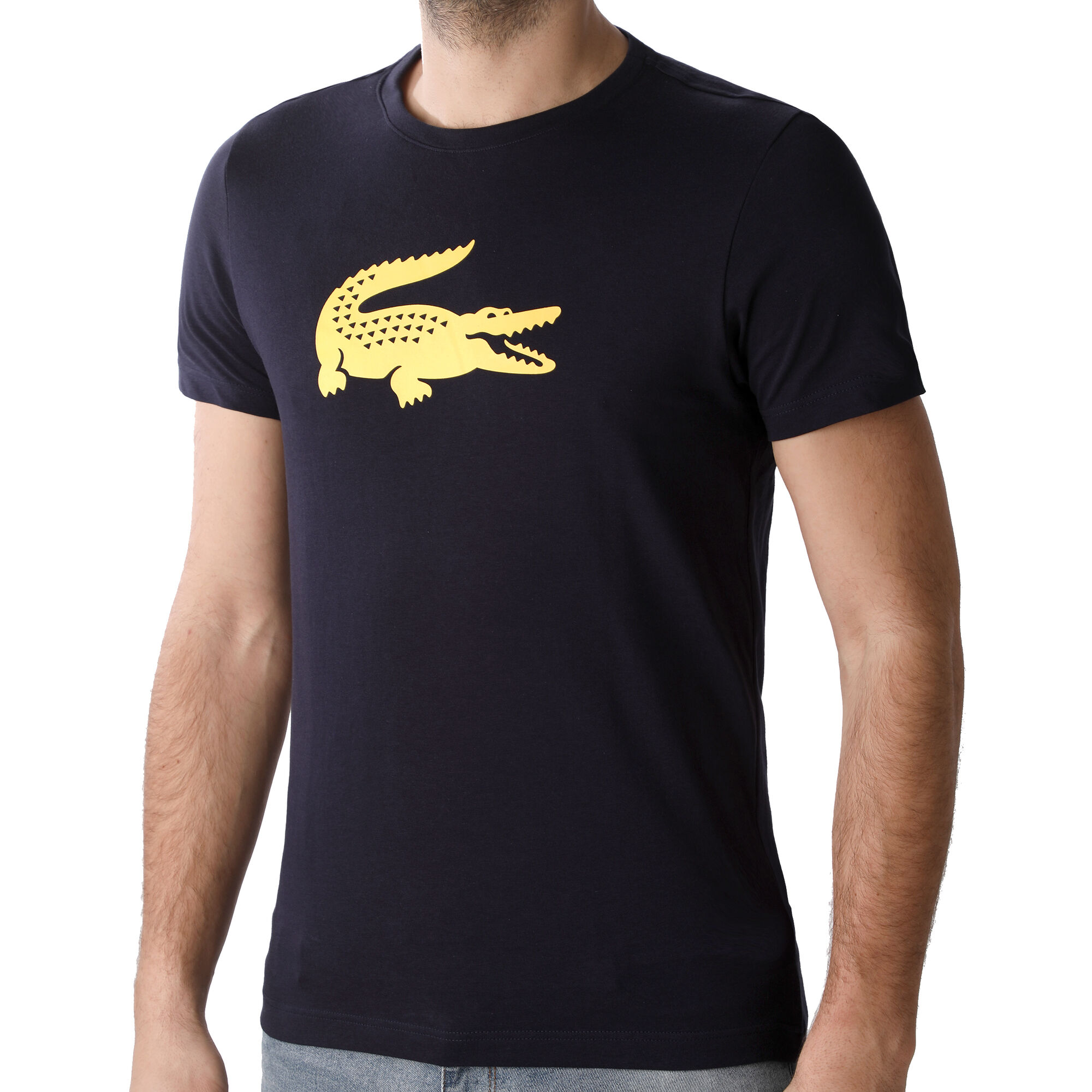 Buy Lacoste T-Shirt Men Dark Blue, Yellow online | Tennis Point UK