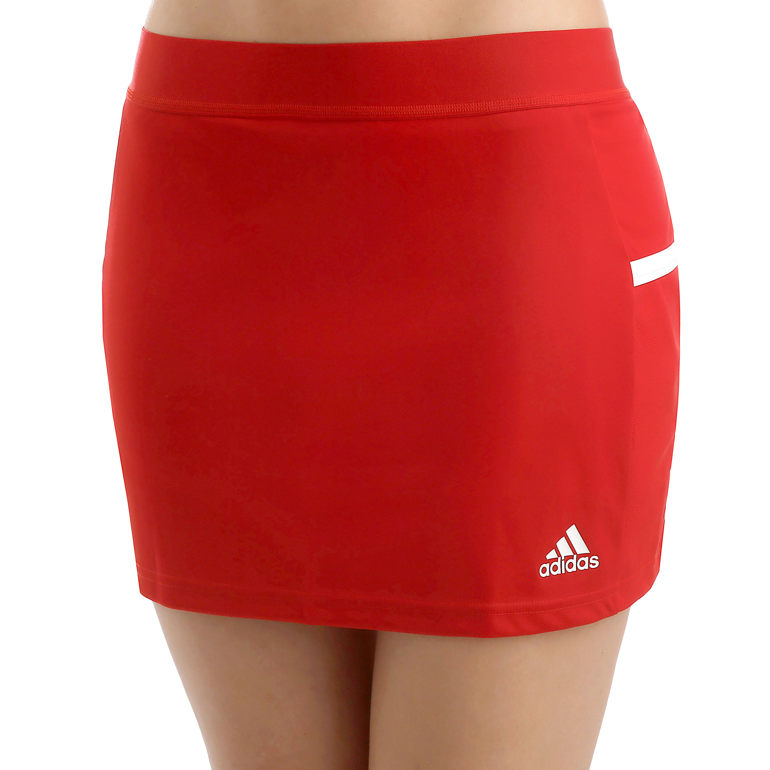 Red adidas tennis skirt clearance